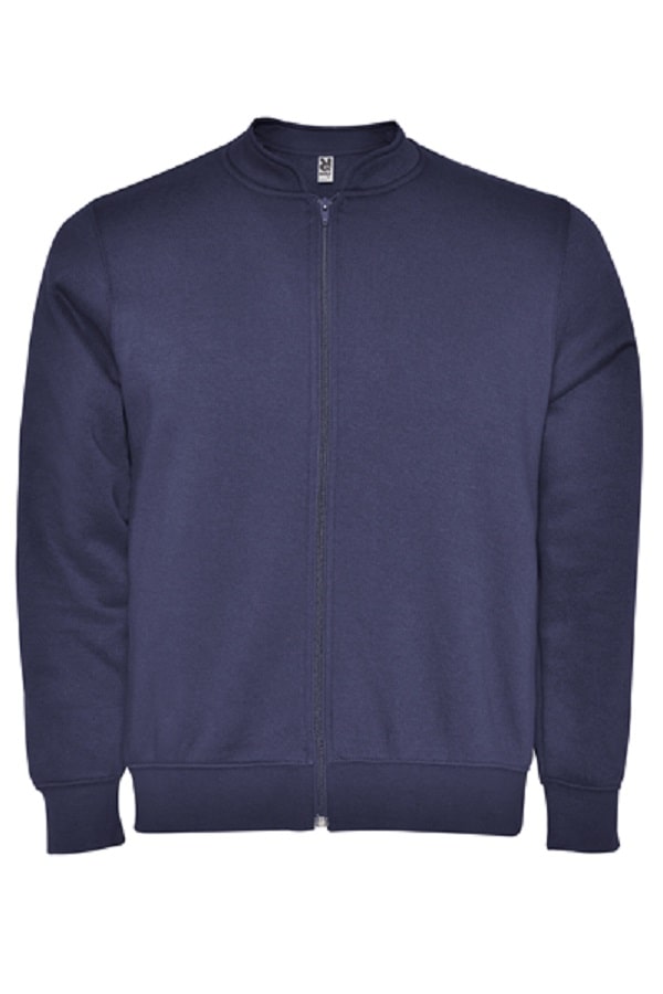 FELPA COREANA FULL ZIP ELBRUS BLU DENIM