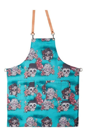 Grembiule Pukka Teschi Turchese Turquoiseskulls