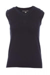 Maglia Gilet Donna collo a V scollo Blue Navy