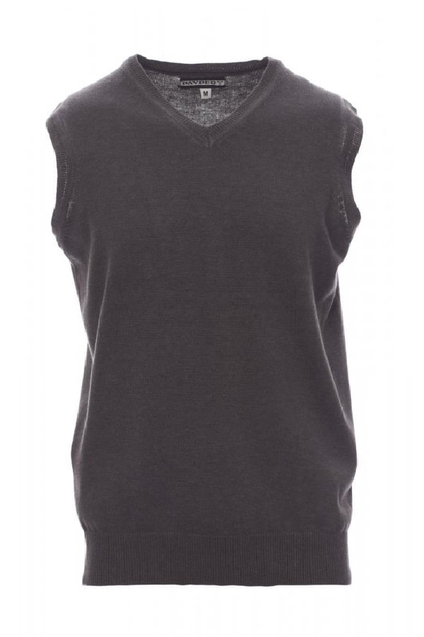 Maglia Gilet uomo collo a V scollo grigio melange - ITALIADIVISE