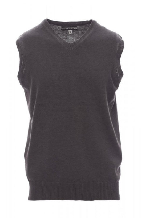 Maglia Gilet uomo collo a V scollo grigio melange - ITALIADIVISE
