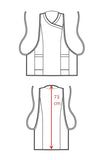 Grembiule avvolgente Malibù Nero onesize - ITALIADIVISE