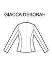 Giacca Deborah Nera back