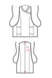 Grembiule avvolgente Malibù Bianco onesize - ITALIADIVISE