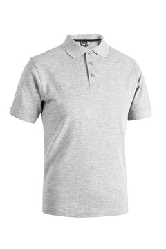 Polo Uomo Cotone Grigio chiaro