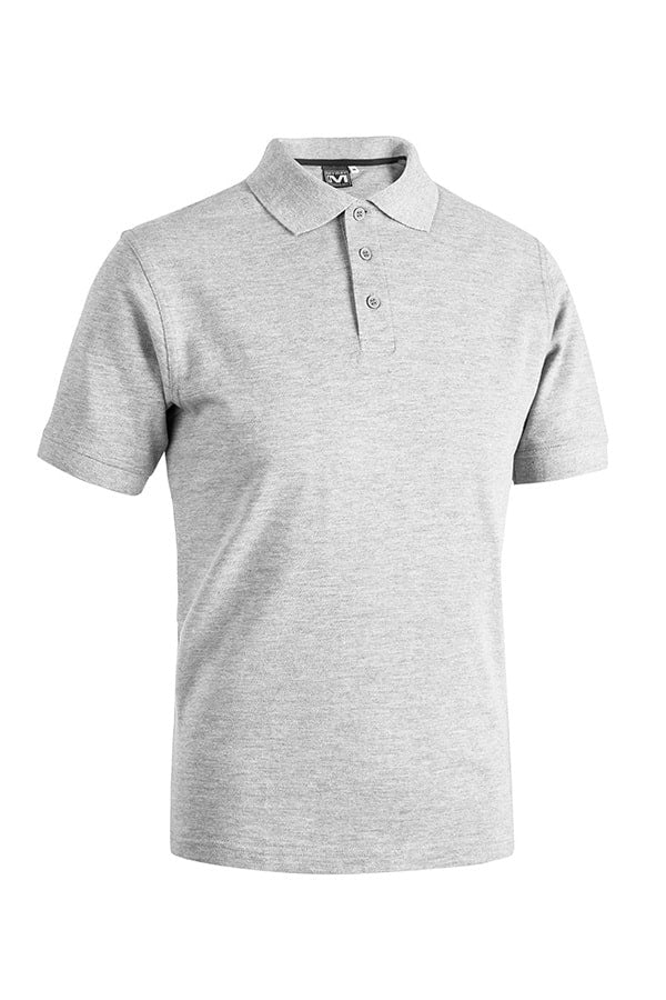 Polo Uomo Cotone Grigio chiaro