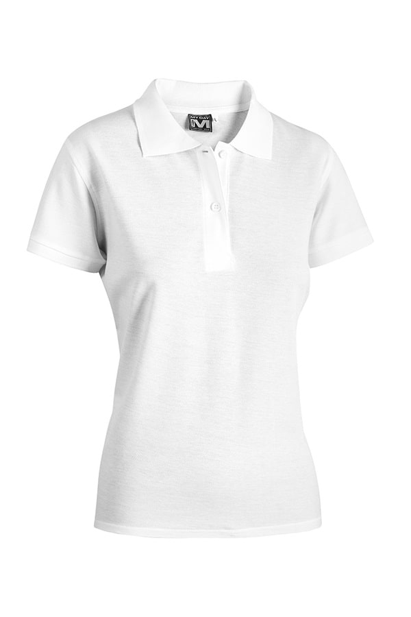 Polo Donna Cotone Premium Bianca