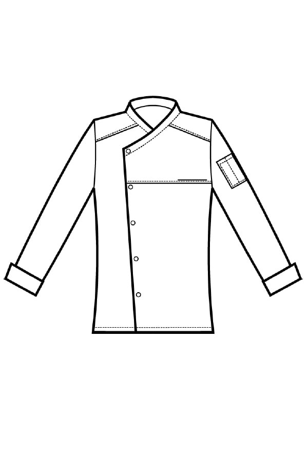 Giacca Cuoco Erickson disegno front