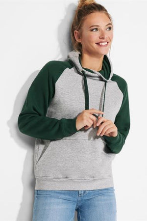 Felpa Unisex ROLY Badet bicolor intera