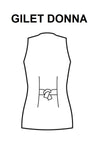 Gilet Donna lungo Nero - ITALIADIVISE