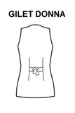 Gilet Donna lungo Nero - ITALIADIVISE
