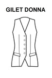 Gilet Donna lungo Nero - ITALIADIVISE