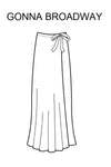 Gonna Broadway Avvolgente Onesize Nera disegno