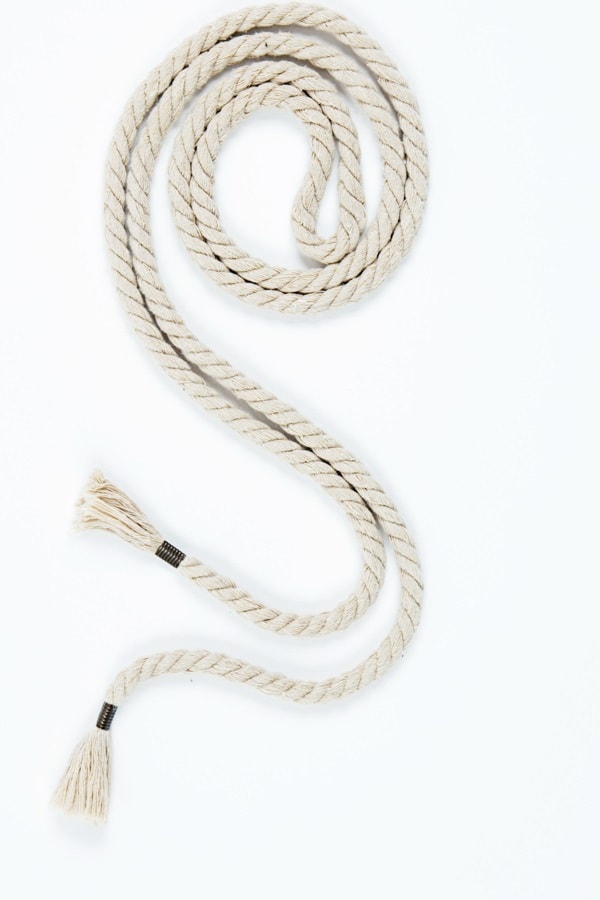 Grembiule Globe in cotone stampato corde