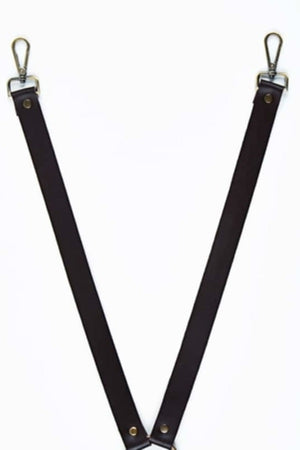 Gilet lungo Vest barber in blue denim fibie