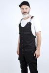 Gilet lungo Vest black