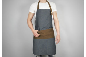 Grembiule Kraft Denim jeans marrone