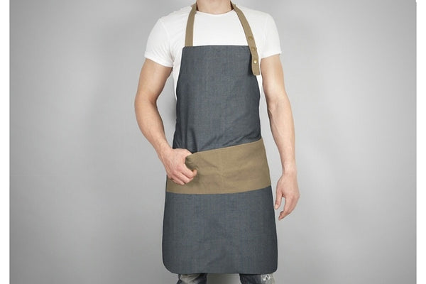 Grembiule Kraft Denim jeans sabbia