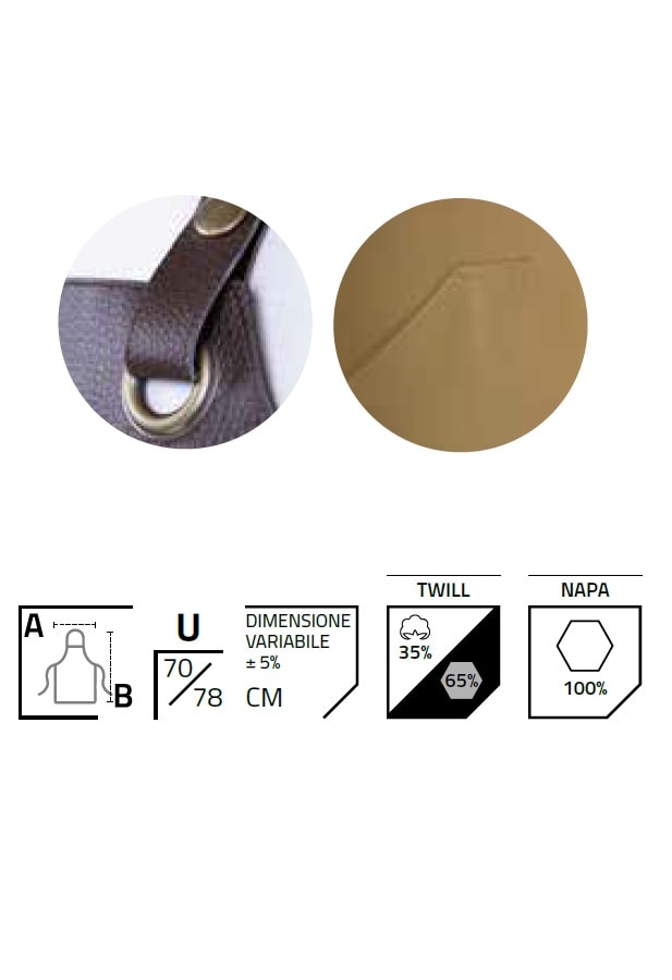 Grembiule Vintage con pettorina