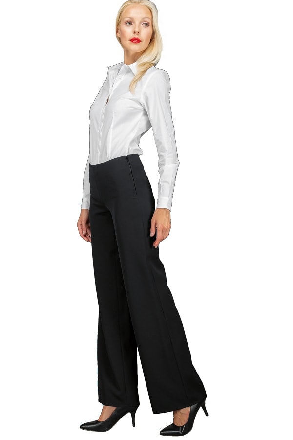 Pantalone Palazzo Super Stretch Nero completo