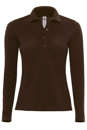 Polo Donna B&C Maniche Lunghe