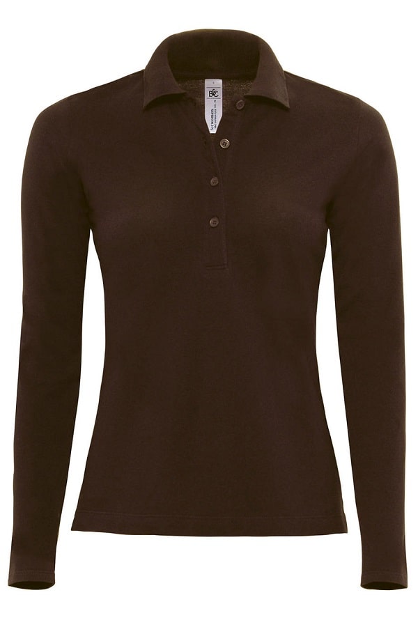 Polo Donna B&C Maniche Lunghe