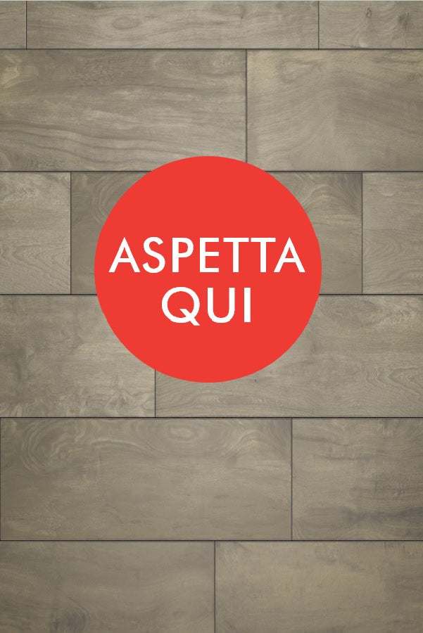 Adesivo Aspetta Qui Rosso diametro 40 cm - ITALIADIVISE