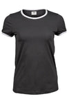 T-shirt Donna Tee-Jays Ladies Ringer Tee