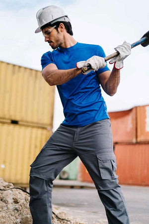 Pantaloni Multitasche Cotone Stretch 