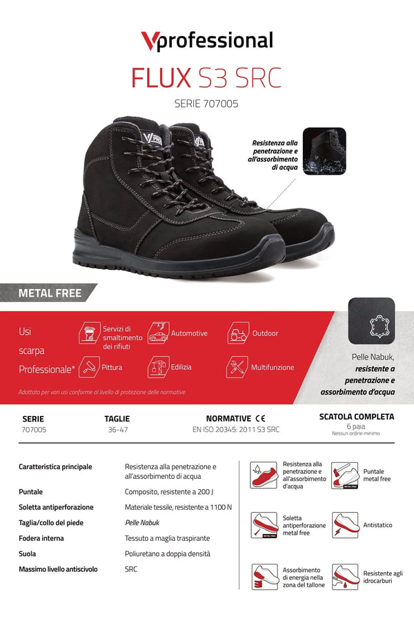 Stivale S3 SRC Metal Free Flux