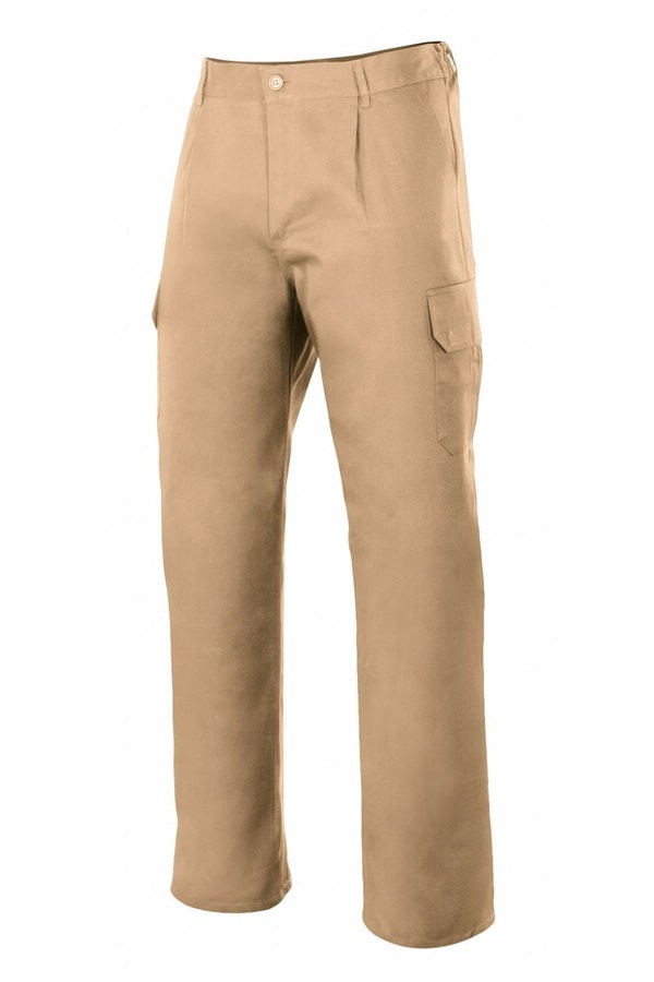 Pantaloni multitasche in polycotone Grigi