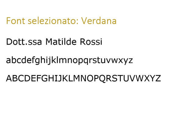 Ricamo di un testo