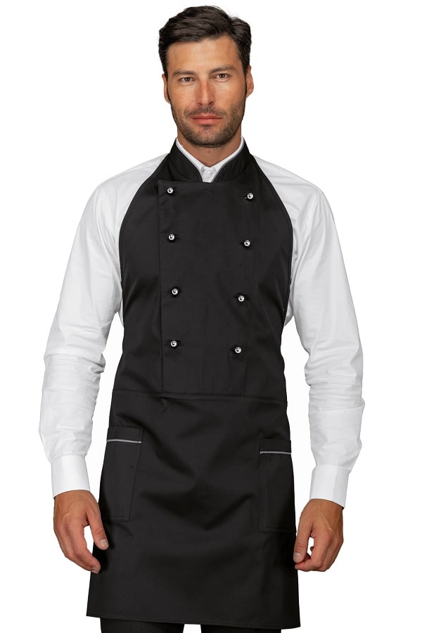 Assuan nero con inserti profilo grigio