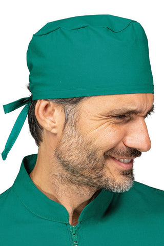 Bandana Avana Verde chirurgico in Cotone