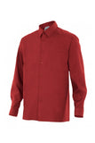 Camicia da Uomo in misto cotone rossa