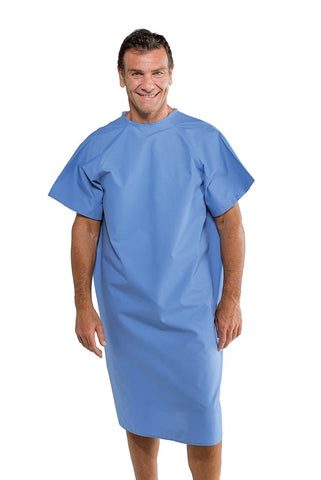 Camice paziente azzurro carta da zucchero unisex - ITALIADIVISE