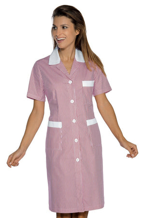 Camice Donna Positano Rigatino bordato polycotone - ITALIADIVISE