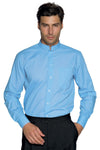 Camicia Dublino Unisex coreana Azzurra - ITALIADIVISE