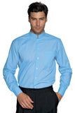 Camicia Dublino Unisex coreana Azzurra - ITALIADIVISE
