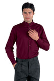 Camicia Dublino Unisex coreana Bordeaux - ITALIADIVISE