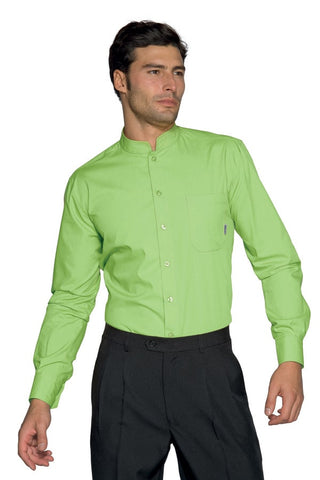 Camicia Dublino Unisex coreana Verde Mela - ITALIADIVISE
