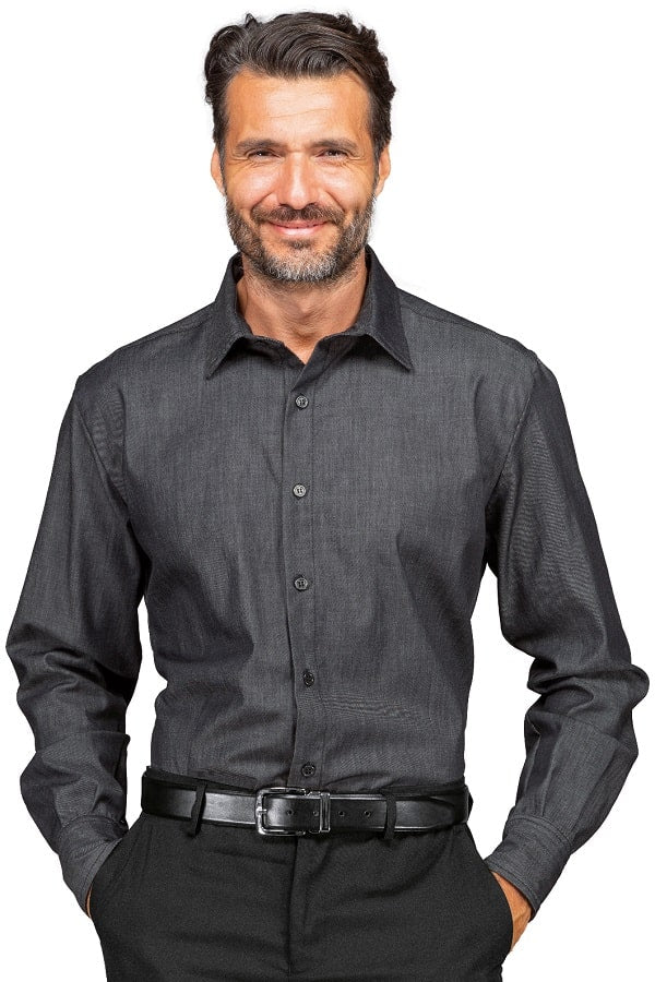 Camicia Unisex Nevada Black Jeans stretch