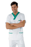 Casacca Unisex Collo a V con profilo bordato Verde - ITALIADIVISE