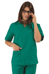 Casacca Unisex Collo a V a maniche lunghe Verde - ITALIADIVISE