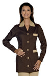 Casacca Marbella bordata Biscotto Cacao - ITALIADIVISE