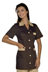 Casacca Marbella bordata Biscotto Cacao - ITALIADIVISE