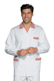 Casacca Peter Bianca bordi righe rosse - ITALIADIVISE