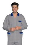 Casacca Peter Light Grigia bordi blu - ITALIADIVISE
