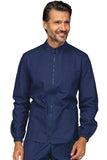 Casacca Samarcanda blu con zip unisex