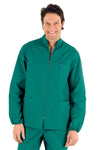 Casacca Samarcanda verde con zip unisex - ITALIADIVISE
